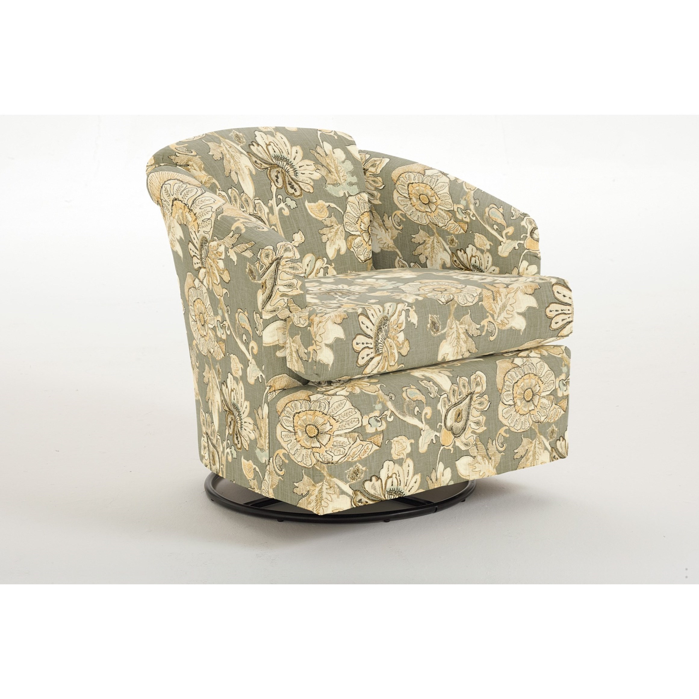 Best Home Furnishings Cass 25671 27223 Cass Swivel Barrel Chair Baer's Furniture Uph